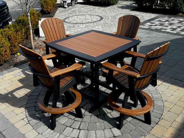 King Poly Supreme ​Square Patio Set, 5 Piece set - $3,149.00