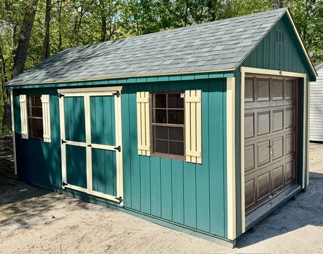 10' x 18' Classic DuraTemp® Cape Garage Shed - sale $7,699.00