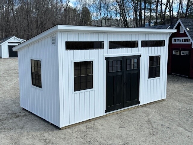 Deluxe Vinyl Modern Poolhouse