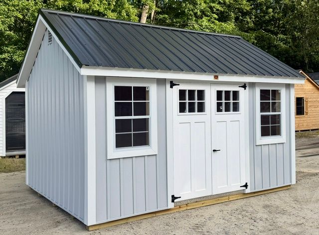 10' x 14' Deluxe Vinyl New England Cape Shed - sale $7,999.00
