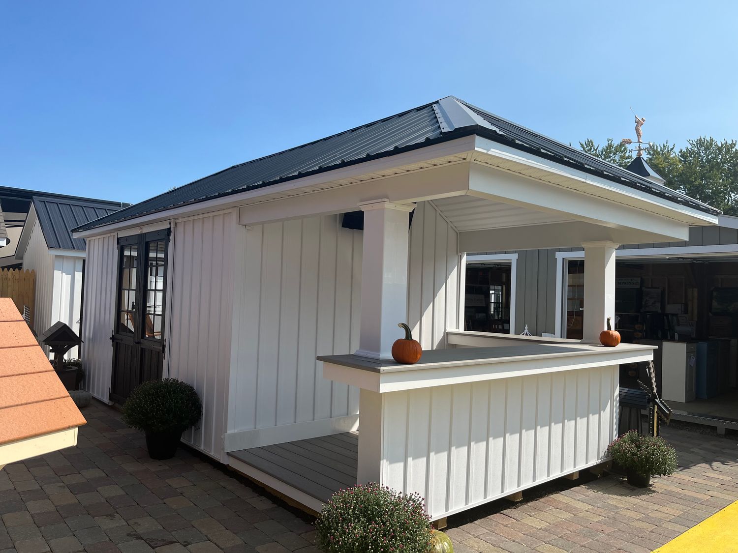 10' x 20' Vinyl Seaside Bar Poolhouse  - SALE:$19,995.00