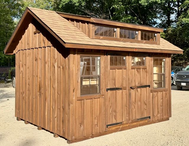 10' x 12' Pine Board and Batten Manor Carriage Shed - Sale $8,199.00