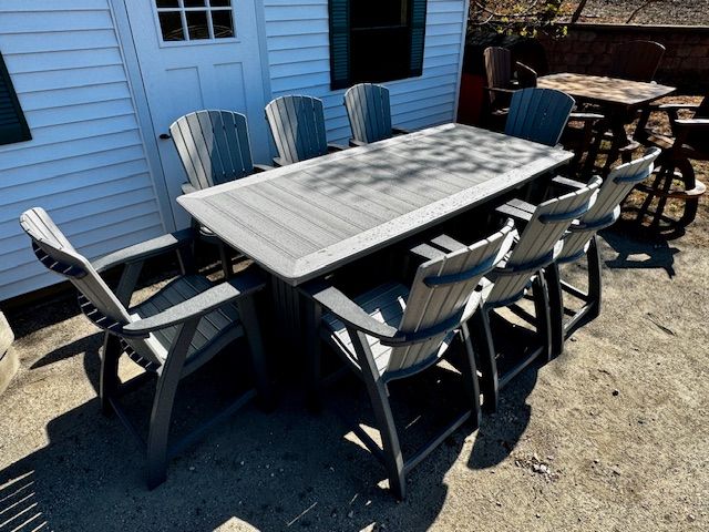 King Poly Regal Rectangle ​Patio Set, 9 Piece set - $5,699.00