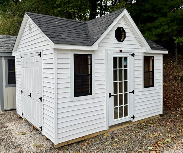 10' x 12' Classic Vinyl Gable Dormer shed - sale $7,799.00