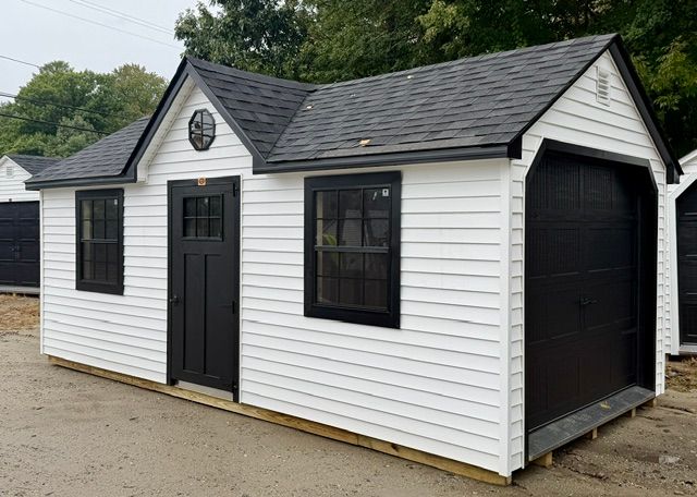 10' x 20' Classic Vinyl Gable Dormer Garage shed - sale $11,999.00
