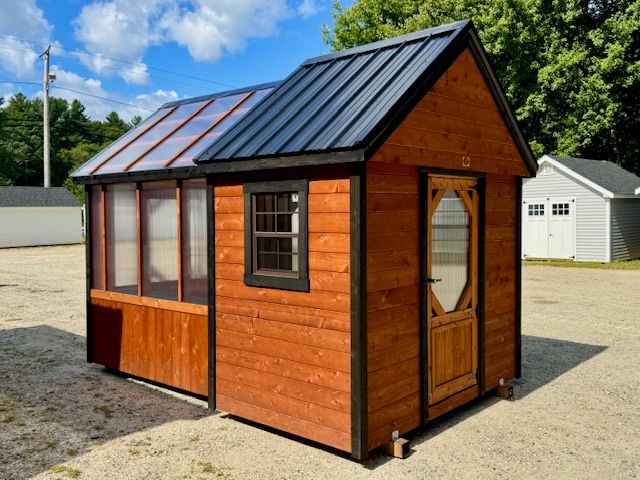 8' x 12'  Cedar Greenhouse Combo - SALE: $8,399.00