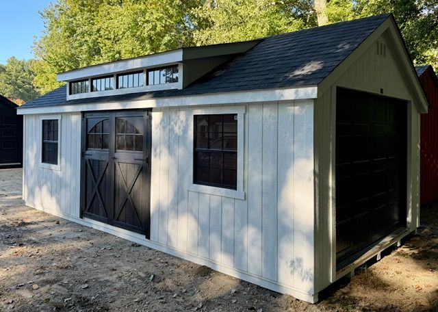 12' x 24' Deluxe DuraTemp® Cape Garage Shed- sale $14,499.00