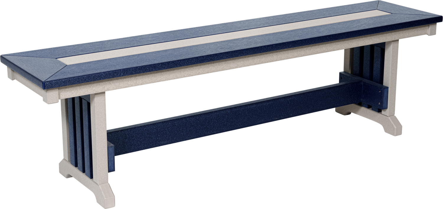 Mission Bench, Bench Size: 65", Color: Standard