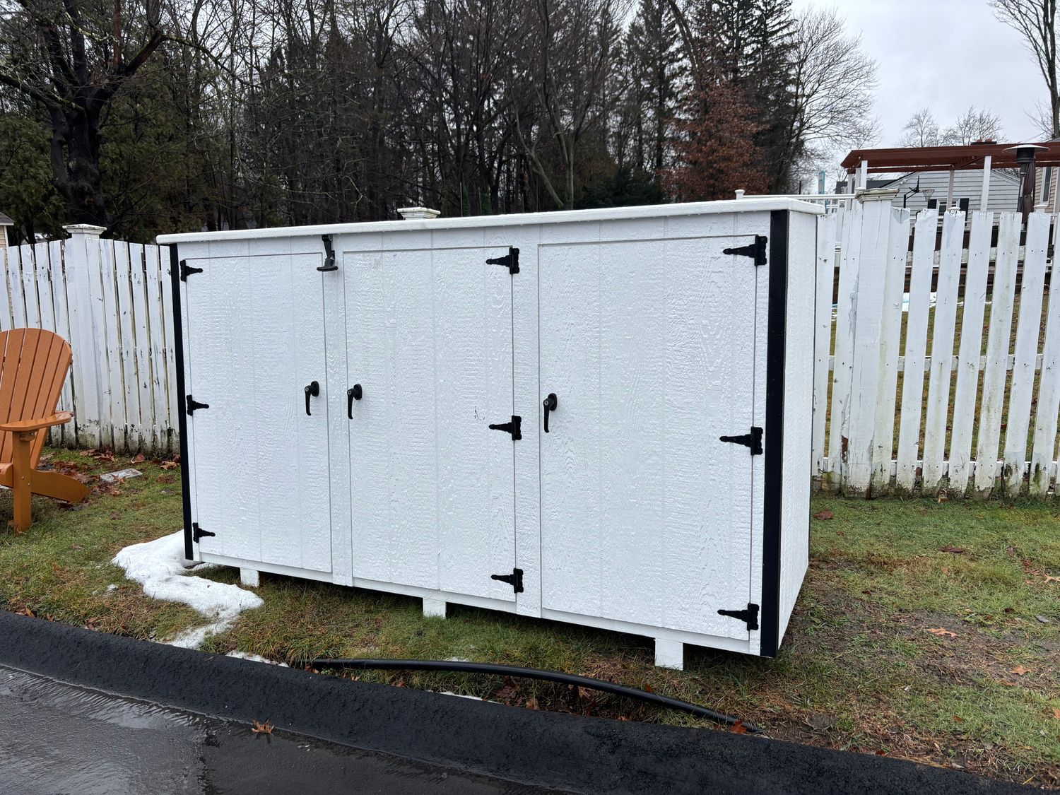 Jumbo 3 Can Trash Can Shed - SALE:$1,202