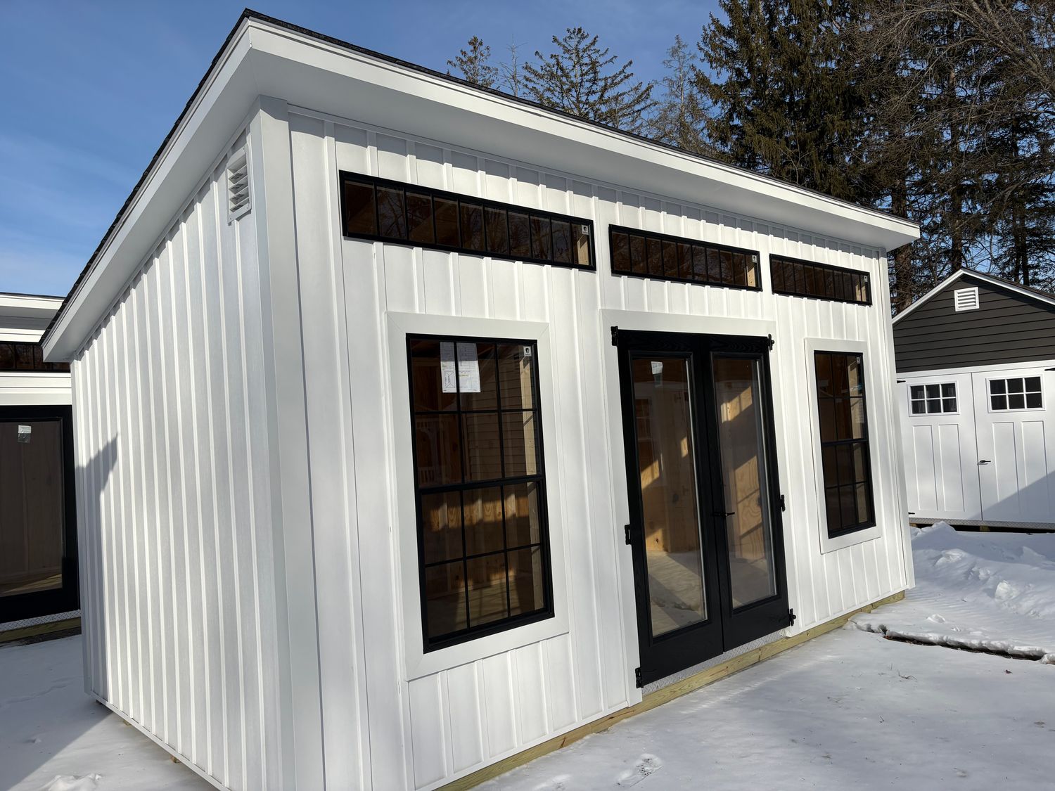 10' x 18' Vinyl Modern Poolhouse - SALE: $10,644
