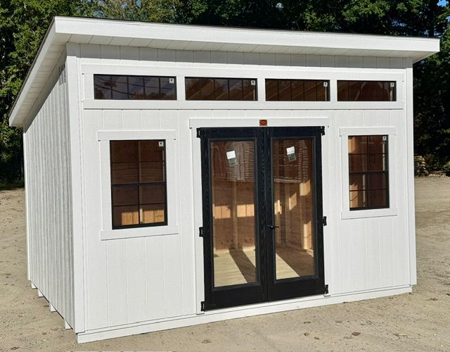 10' x 14' Deluxe DuraTemp® Modern Poolhouse Shed - sale $7,629.00