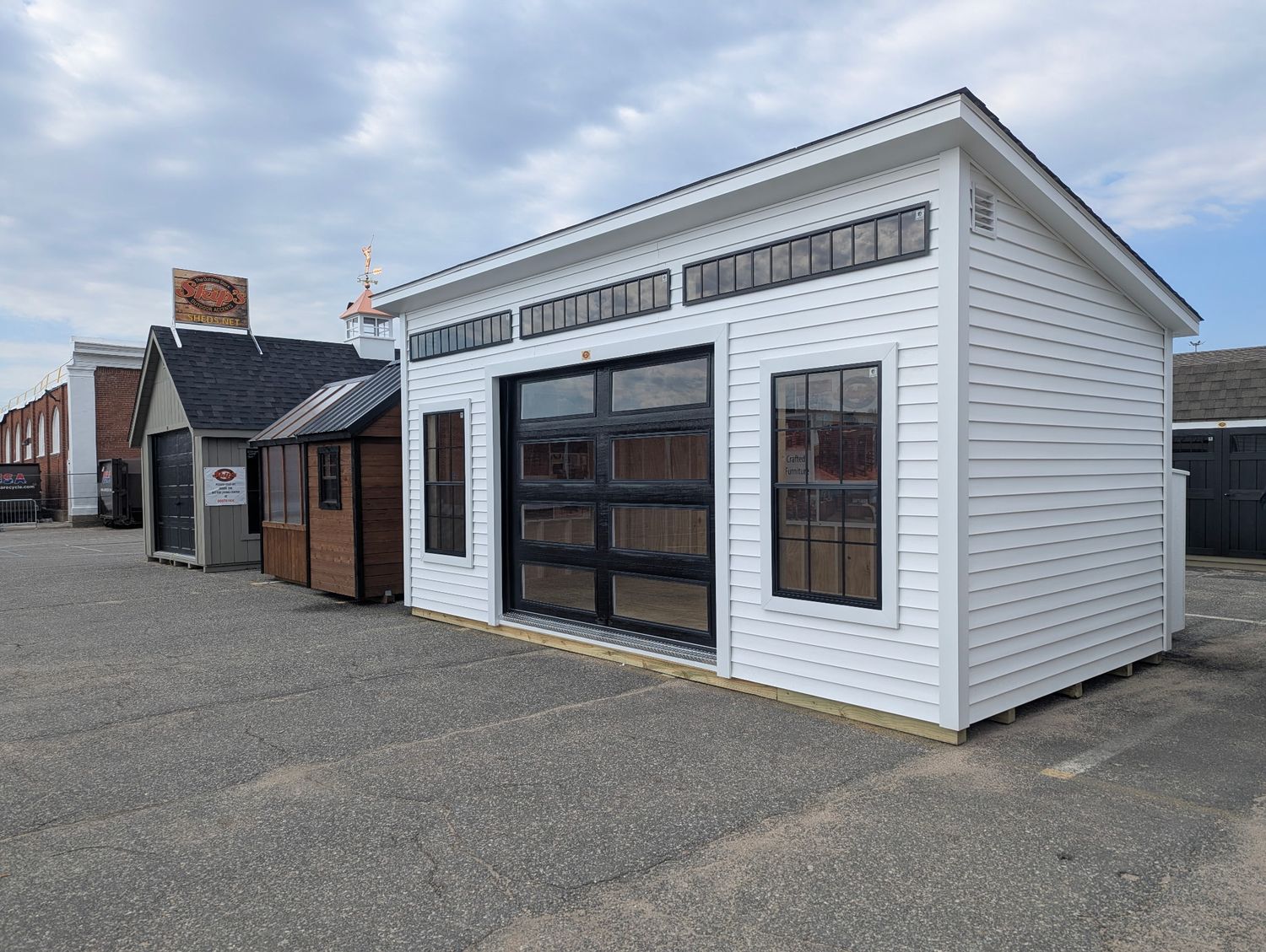 10' x 20' Vinyl Modern Poolhouse - SALE:$14760