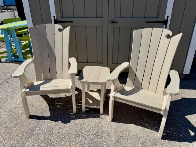 Beaverdam Ocean Wavz Poly 3 Piece Patio Set -  $1,269.00