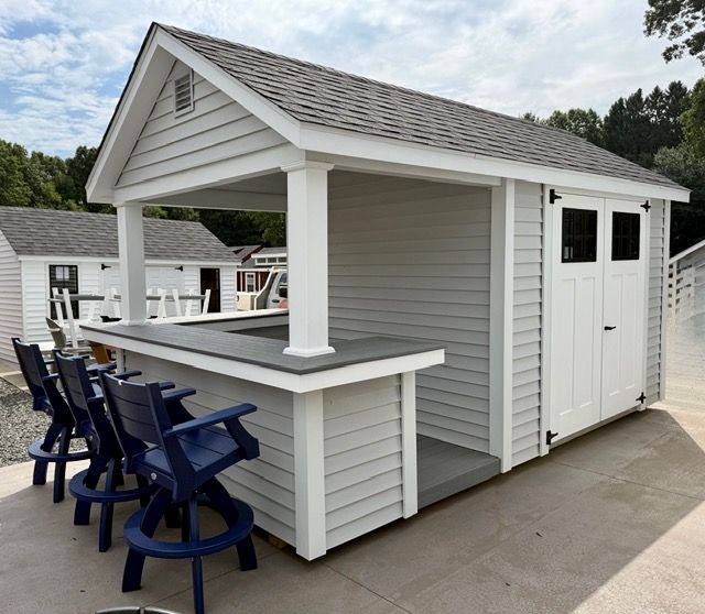8' x 16' Vinyl Seaside Bar Poolhouse- SALE:$12,073.00