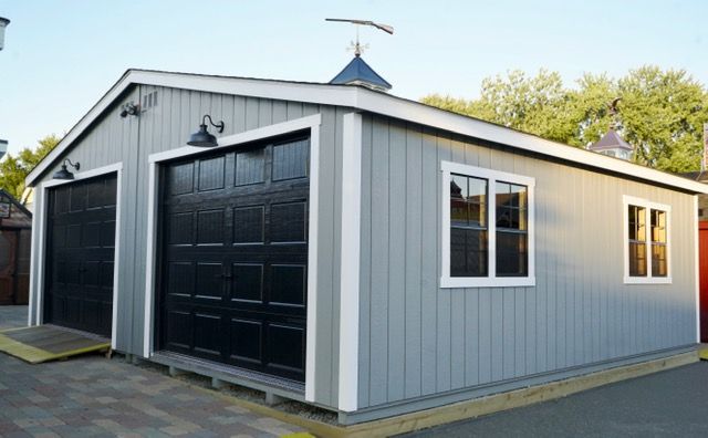 24' x 24' Deluxe DuraTemp® Cape Double Garage - SALE: $28,299.00