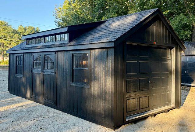 12' x 24' Deluxe DuraTemp® Cape Garage Shed- sale $14,499.00