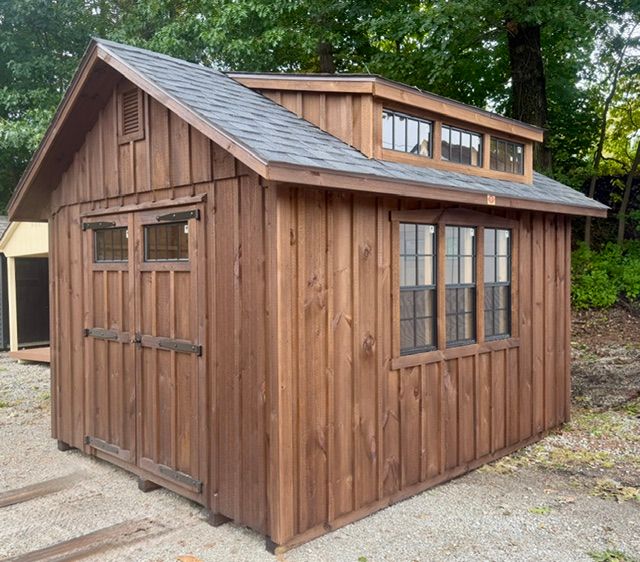 10' x 12' Pine Board and Batten Manor Carriage Shed - Sale $9,199.00