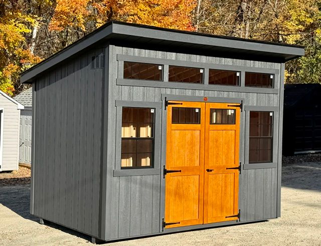 8' x 12' Deluxe DuraTemp® Modern Poolhouse Shed - sale $6,899.00