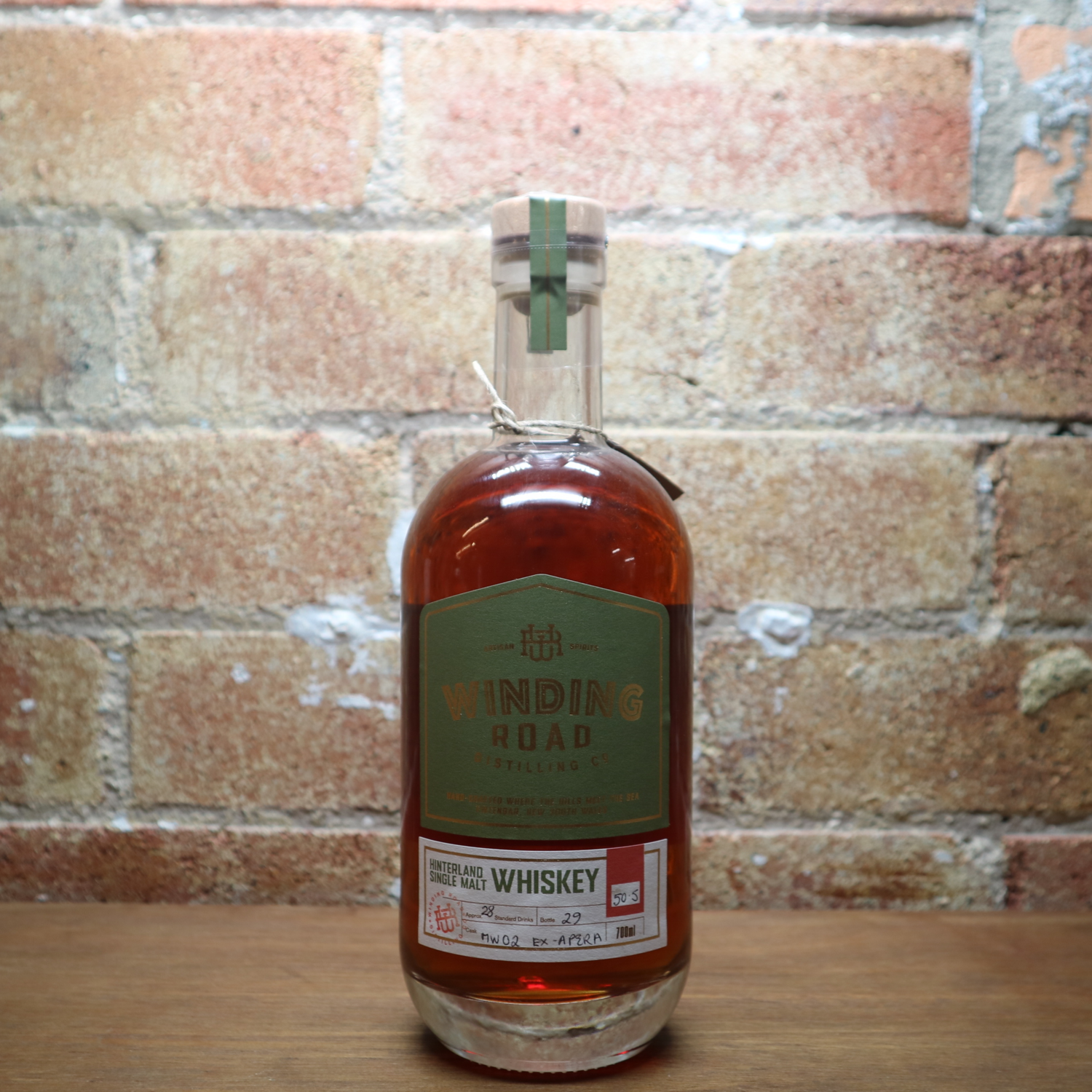 Winding Road &#39;Hinterland Single Malt&#39; Whisky, Tintenbar NSW