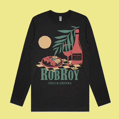 Rob Roy 'Paradise' Long Sleeve Shirt - Black