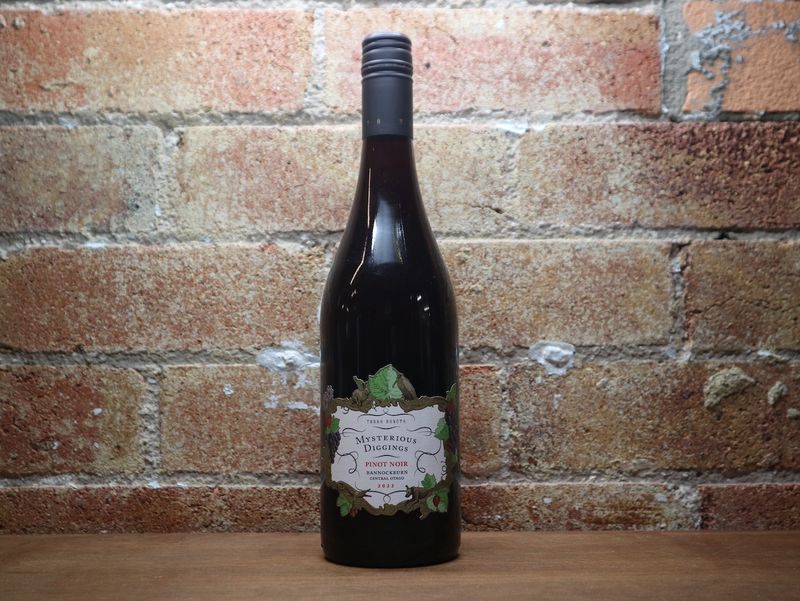 Terra Sancta &#39;Mysterious Diggings&#39; Bannockburn Pinot Noir, Central Otago NZ