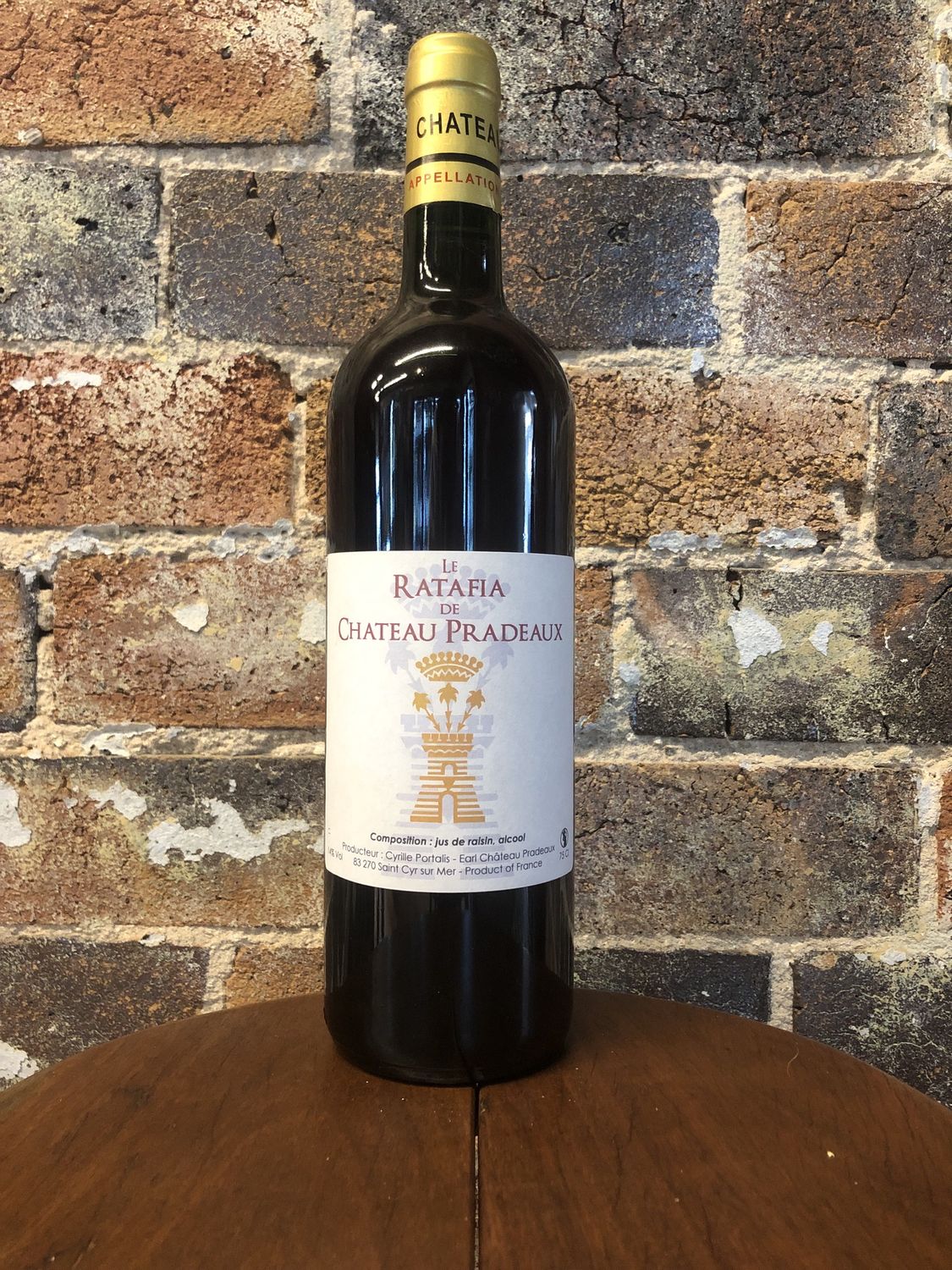 Chateau Pradeaux Ratafia, Provence FRA