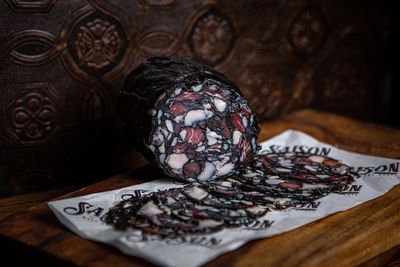 Saison Black Truffle and Squid Ink Salami/ kg