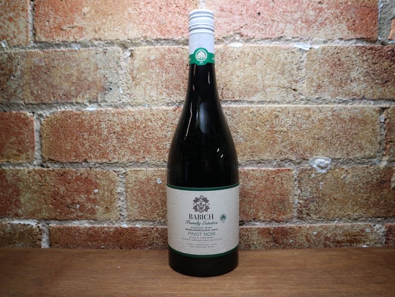 ON SPECIAL Babich &#39;Organic&#39; Pinot Noir, Marlborough NZ