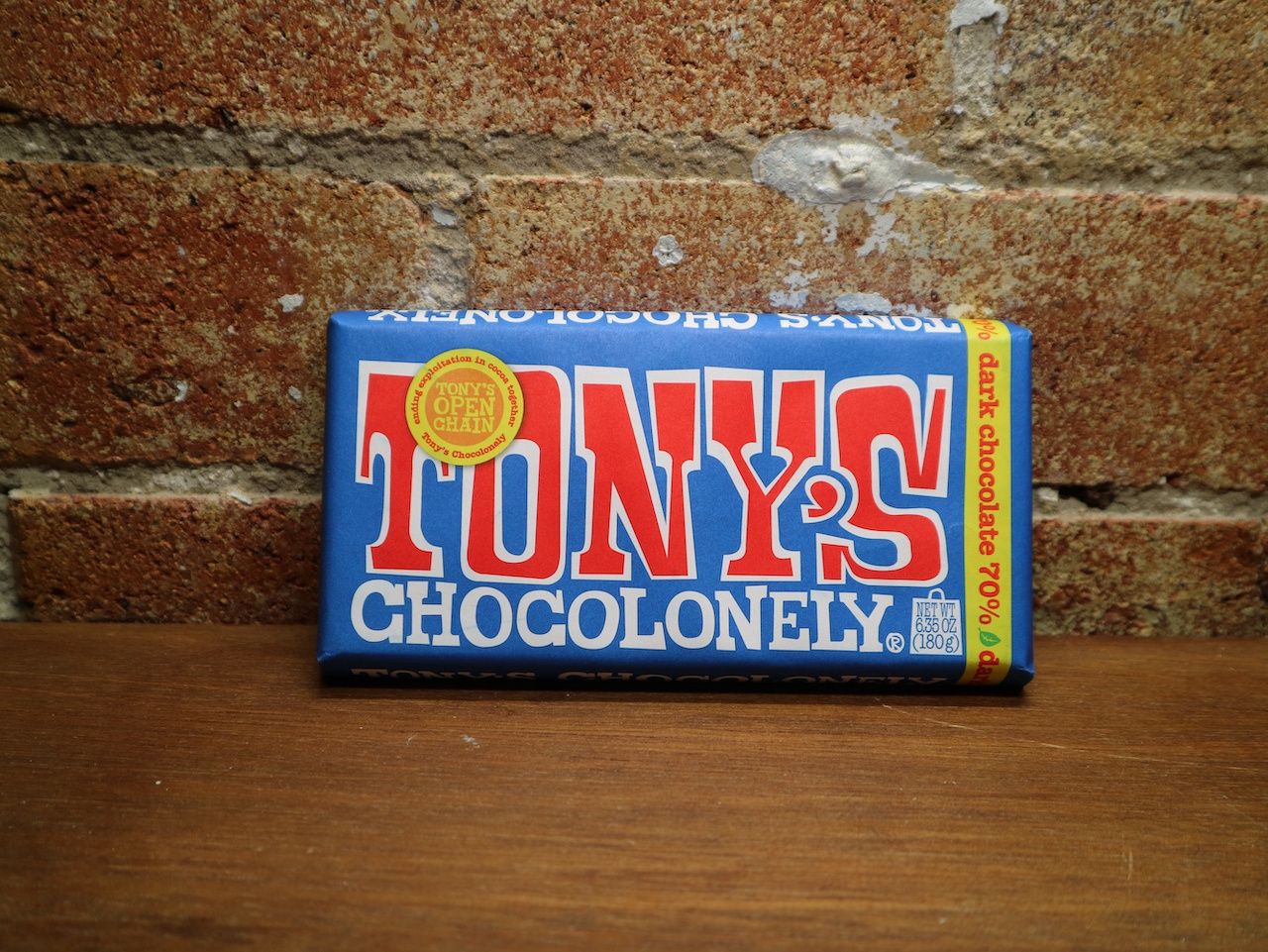 Tony&#39;s Chocolonely Dark Chocolate  70% 180g