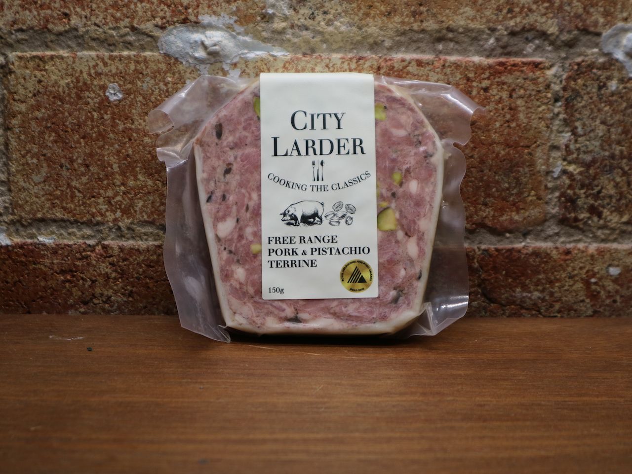 City Larder Terrine: Pork &amp; Pistacchio 150g ea