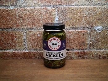Frankies Classic Sweet &amp; Spicy Pickles 500g