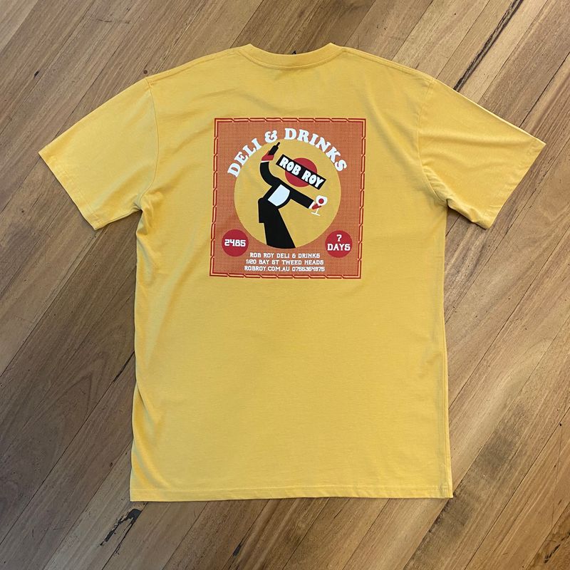 Rob Roy Martini Man Shirt MUSTARD