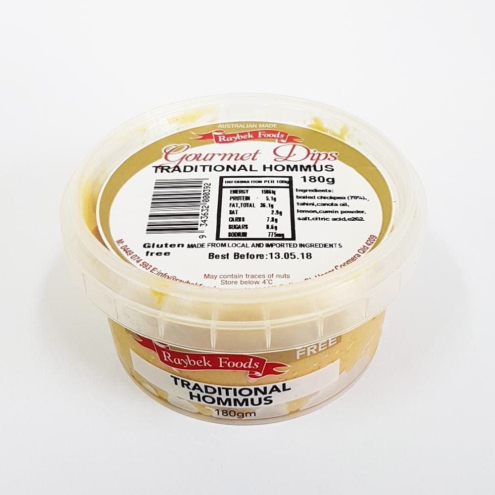 Raybek Foods Traditional Hommus 180g