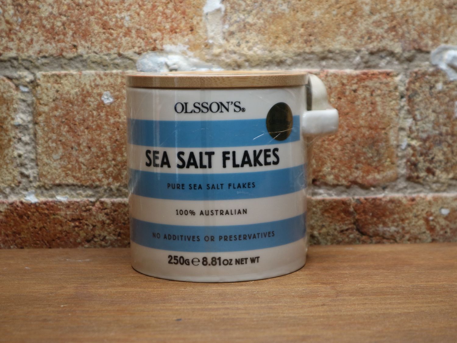 Olsson’s Sea Salt Flakes Ceramic Jar 250g