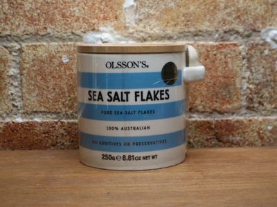 Olsson’s Sea Salt Flakes Ceramic Jar 250g