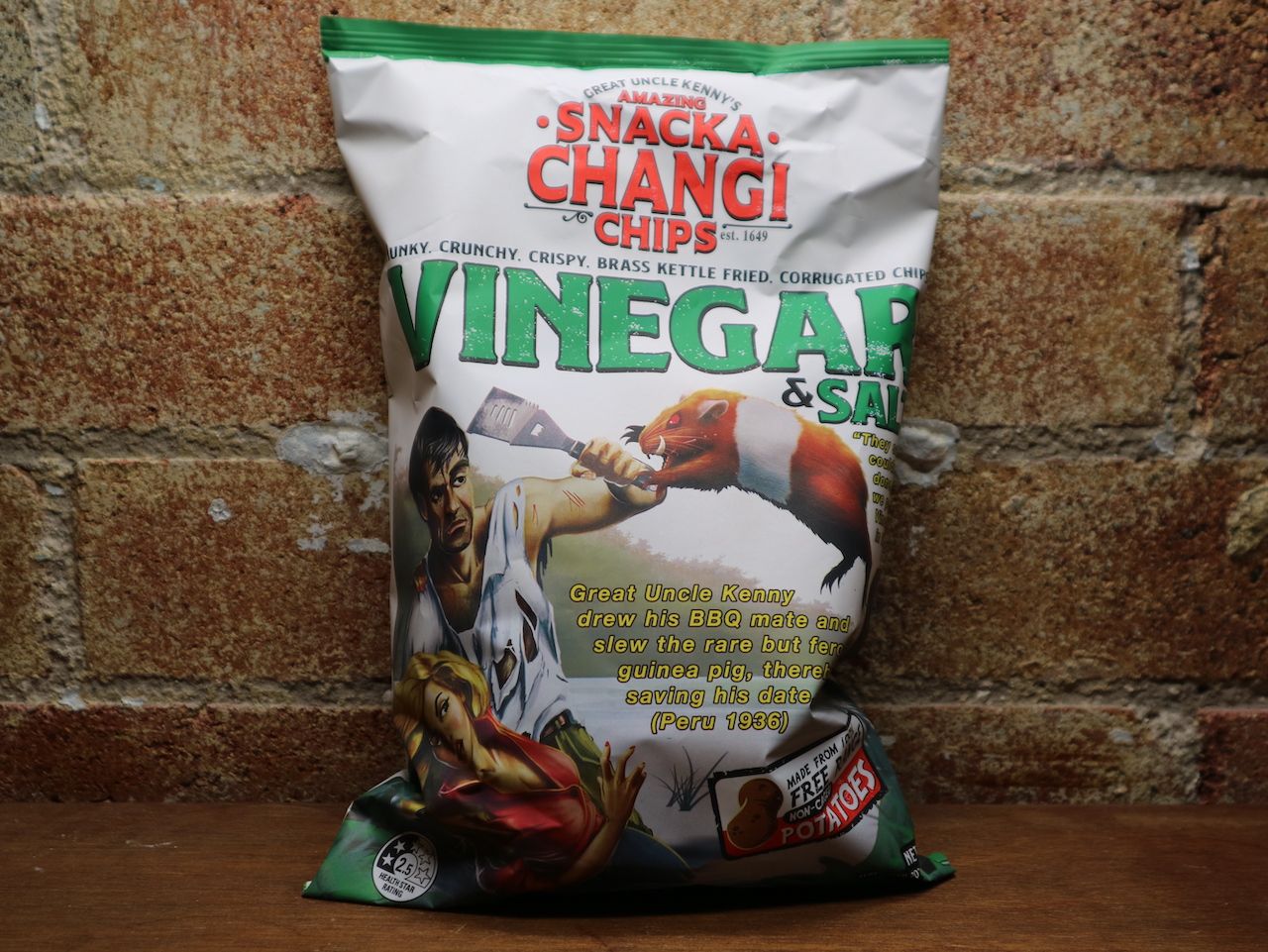 Snacka Changi Salt &amp; Vinegar Chips 150g