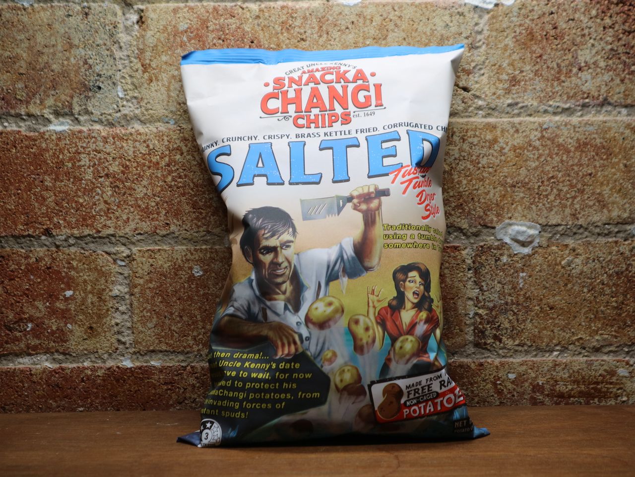 Snacka Changi &#39;SALTED&#39; Chips 150g