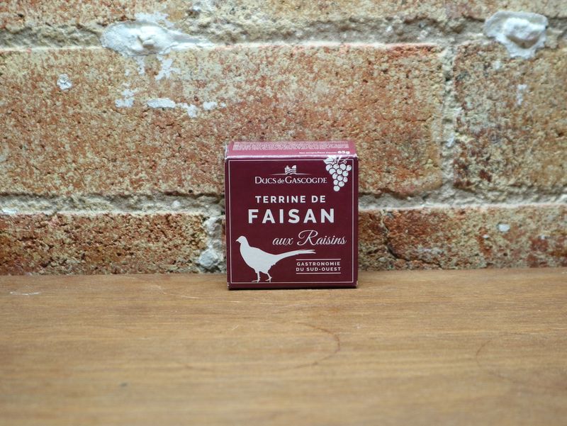 Ducs de Gascogne &#39;Terrine de Faisan aux Raisins&#39; Pheasant Terrine with Grapes 65g, FRA