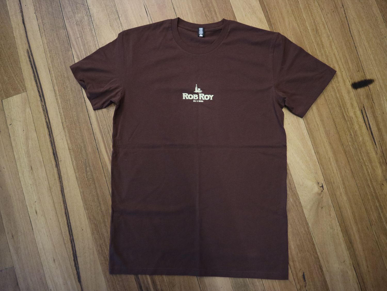 Rob Roy &#39;Logo Tee&#39; Shirt Chestnut &amp; Cream