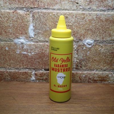 Al Brown Old Yella Habanero Mustard