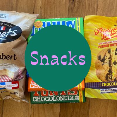 Snacks + Condiments