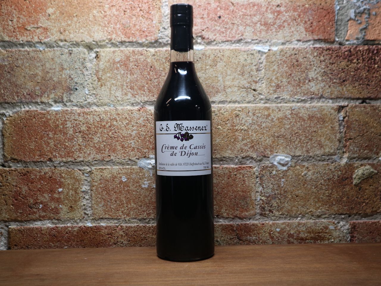 Massenez Crème de Cassis Blackcurrant Liqueur 500ml, FRA
