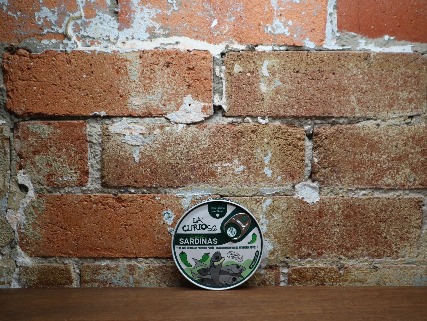 La Curiosa Sardinas (Olive Oil &amp; Padron Pepper), Spain