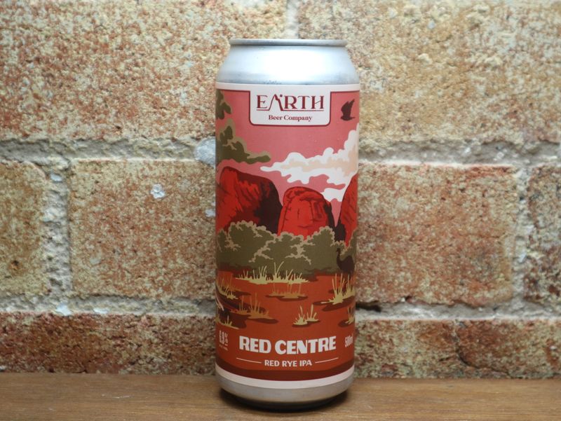 Earth Brewing 'Red Centre' Rye IPA 440ml