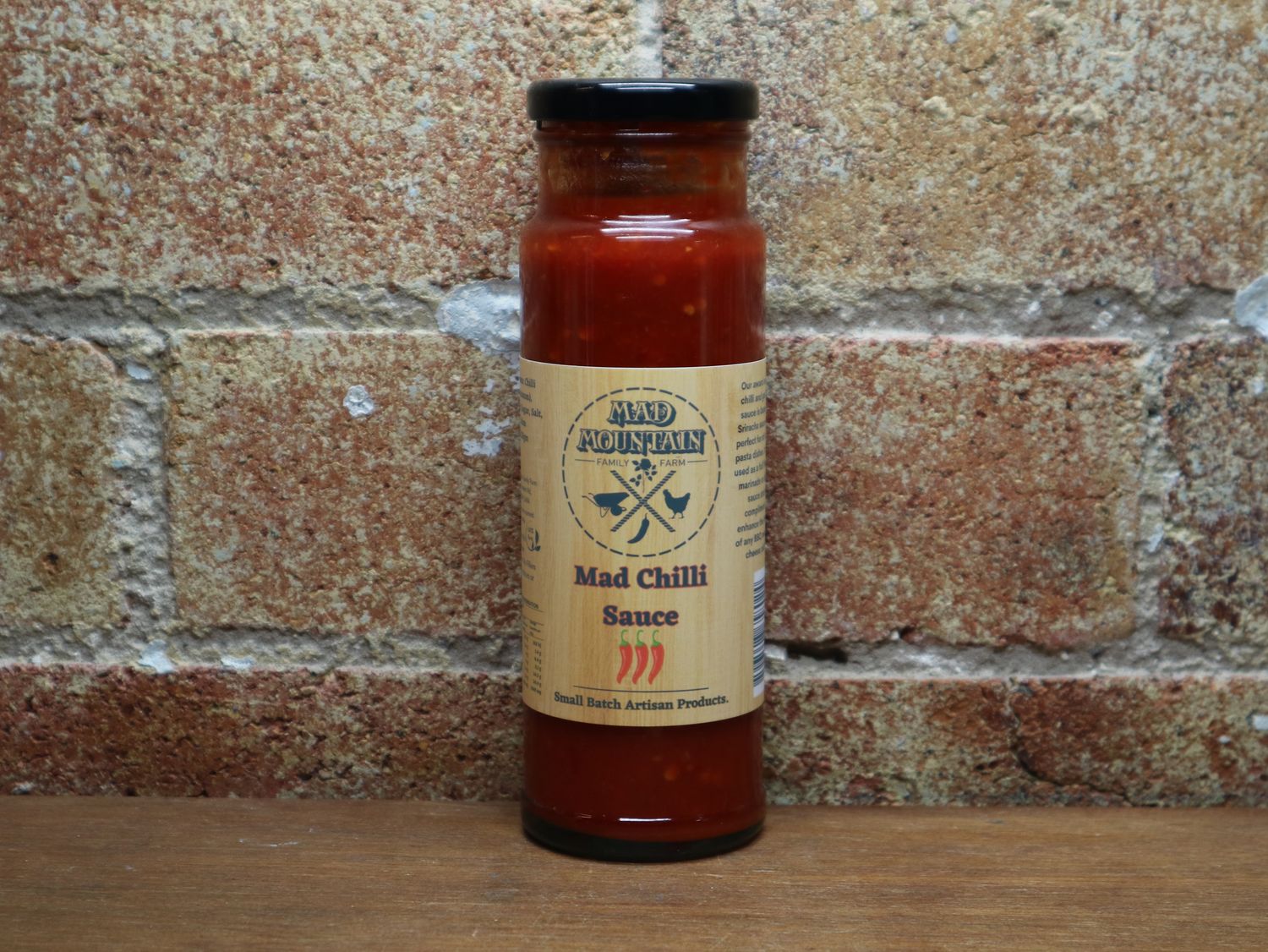 Mad Mountain Hot Sauces ‘Mad Chilli’ 250g, Northern Rivers NSW