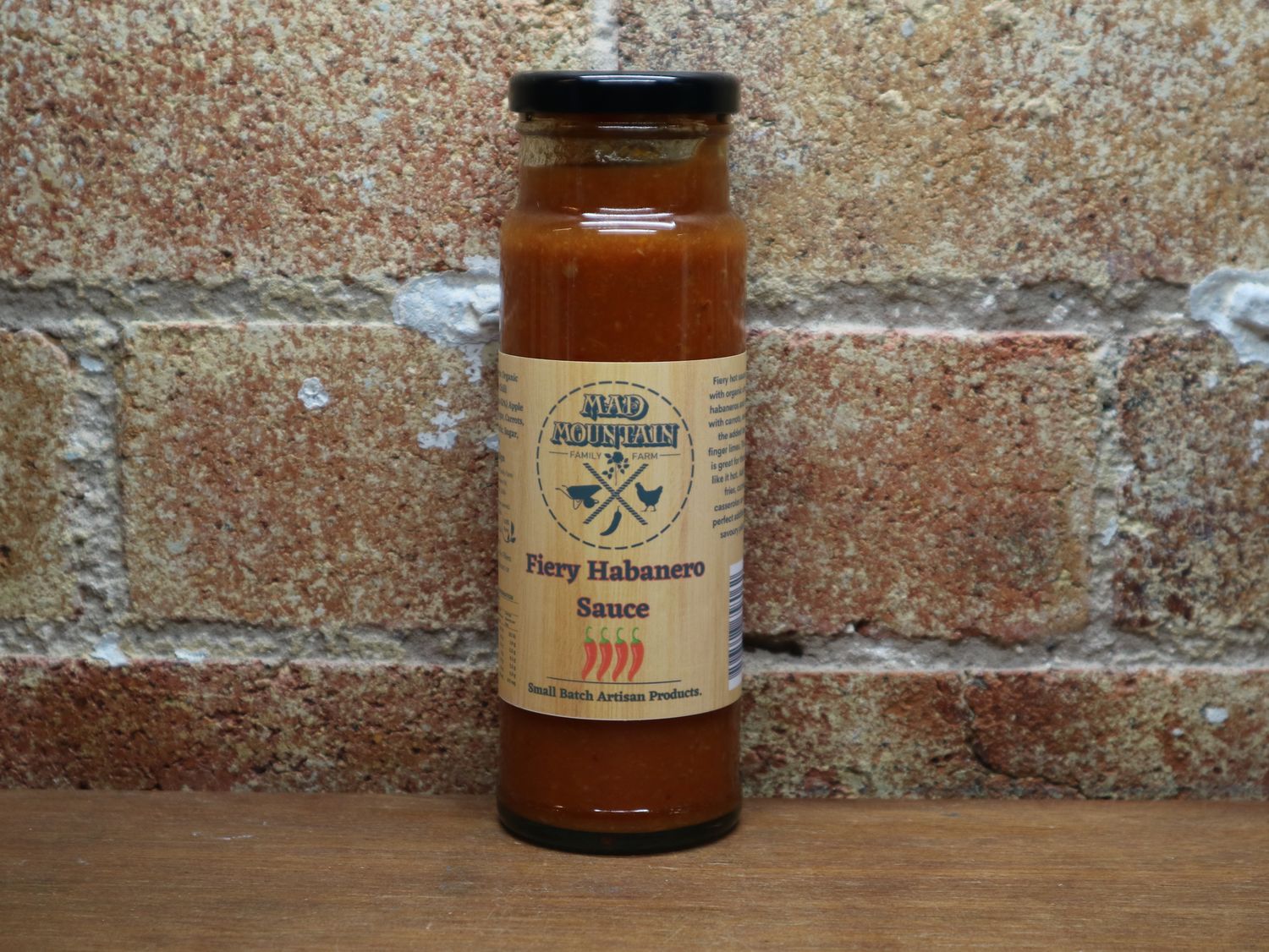 Mad Mountain Hot Sauces ‘Fiery Habanero’ 250g, Northern Rivers NSW