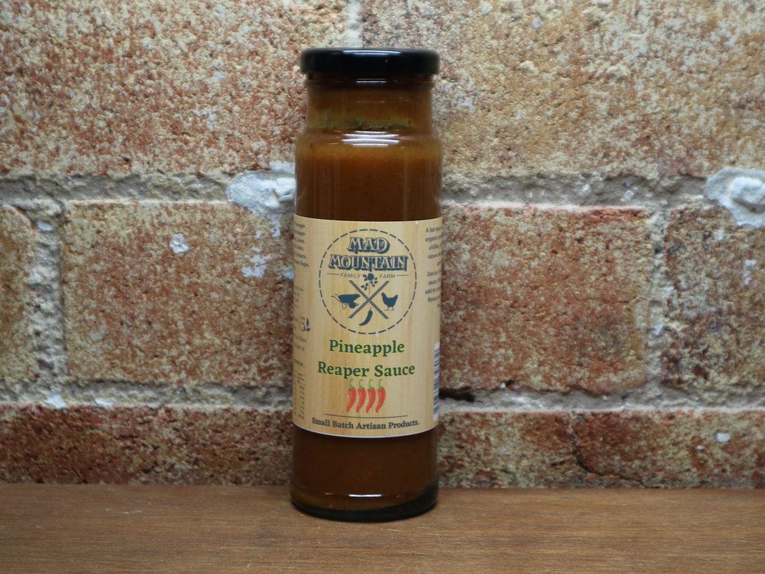 Mad Mountain Hot Sauces ‘Pineapple Reaper’ 250g, Northern Rivers NSW