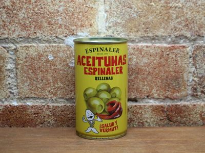 Espinaler Green Olives Stuffed with Anchovies 350g