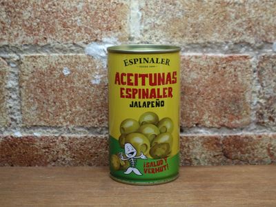 Espinaler Green Olives w/ Jalapeno 350g, ESP