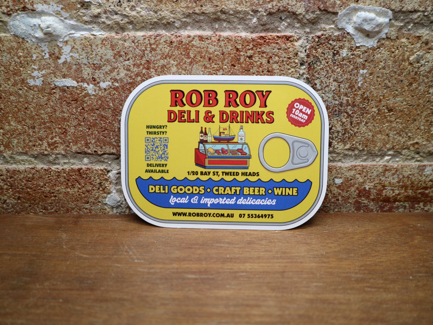 Rob Roy Deli &amp; Drinks 'Anchovy' Magnet